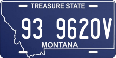 MT license plate 939620V