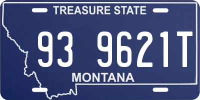 MT license plate 939621T
