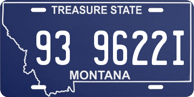 MT license plate 939622I