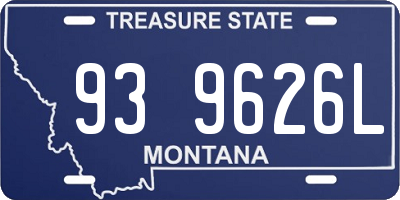 MT license plate 939626L