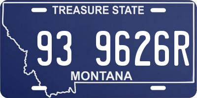 MT license plate 939626R