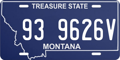 MT license plate 939626V