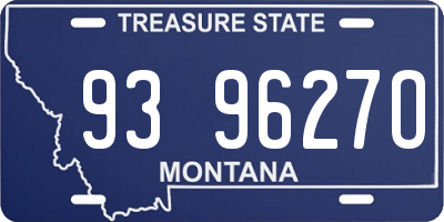 MT license plate 939627O