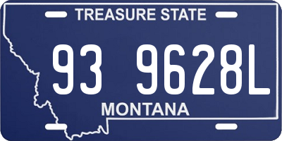 MT license plate 939628L