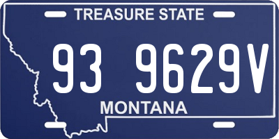 MT license plate 939629V