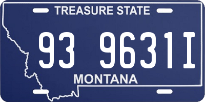 MT license plate 939631I