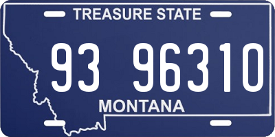 MT license plate 939631O