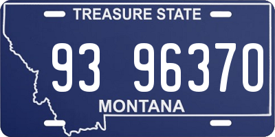 MT license plate 939637O