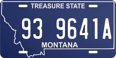 MT license plate 939641A