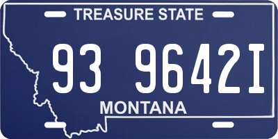 MT license plate 939642I