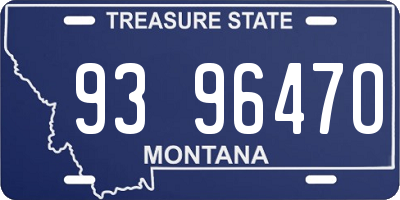 MT license plate 939647O