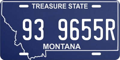 MT license plate 939655R