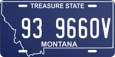MT license plate 939660V