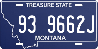 MT license plate 939662J