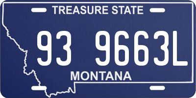 MT license plate 939663L