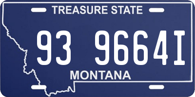 MT license plate 939664I