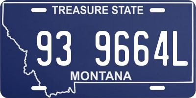 MT license plate 939664L