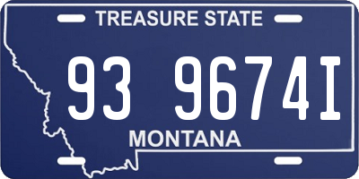 MT license plate 939674I