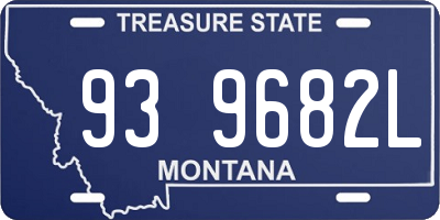 MT license plate 939682L