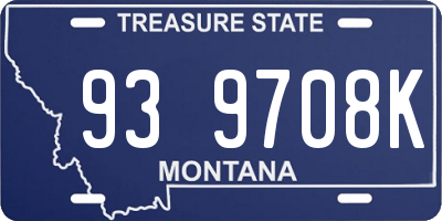 MT license plate 939708K