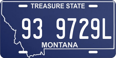 MT license plate 939729L