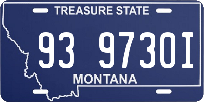 MT license plate 939730I