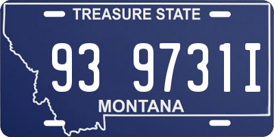 MT license plate 939731I