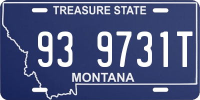 MT license plate 939731T