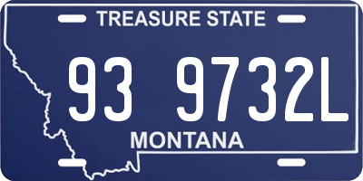 MT license plate 939732L