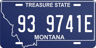 MT license plate 939741E