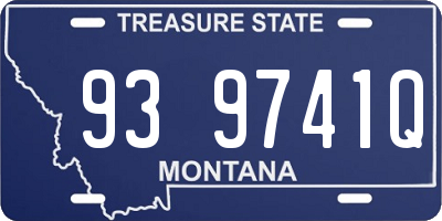 MT license plate 939741Q