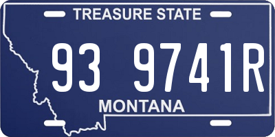 MT license plate 939741R