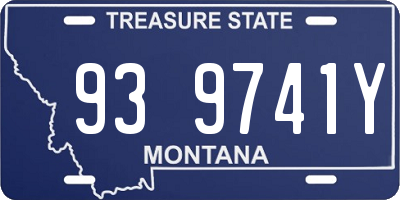 MT license plate 939741Y