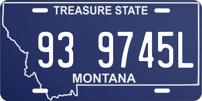 MT license plate 939745L