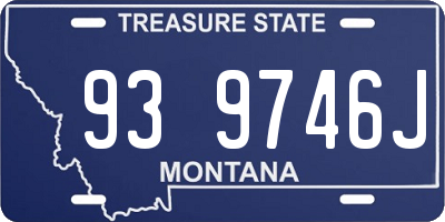 MT license plate 939746J