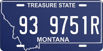 MT license plate 939751R