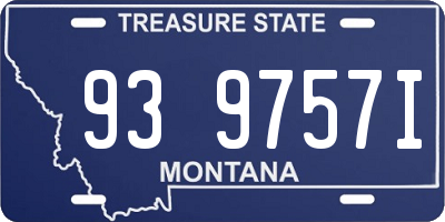 MT license plate 939757I