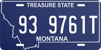 MT license plate 939761T