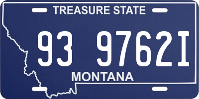 MT license plate 939762I