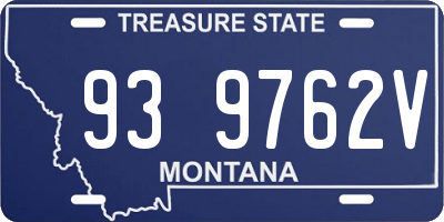 MT license plate 939762V