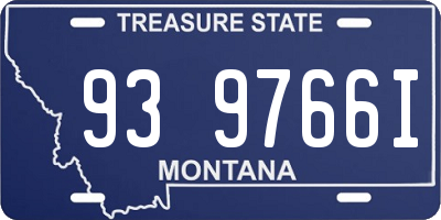 MT license plate 939766I