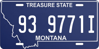 MT license plate 939771I