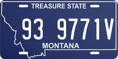 MT license plate 939771V