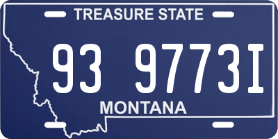 MT license plate 939773I