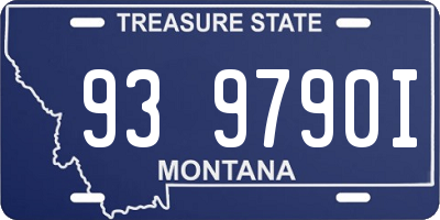 MT license plate 939790I