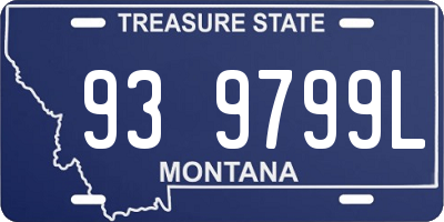 MT license plate 939799L