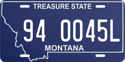 MT license plate 940045L