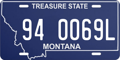 MT license plate 940069L