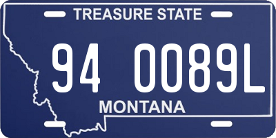 MT license plate 940089L