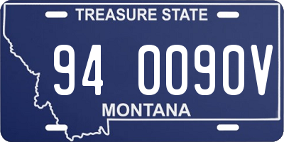 MT license plate 940090V